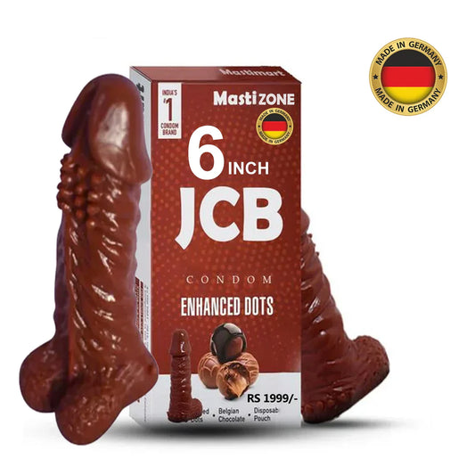 Jcb Condom with Realistic Texture 5 inch Reusable Man Condoms