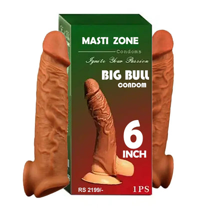6 Inch BT Condom with Reusable Man Condoms
