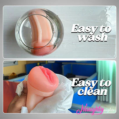 Vagina Shape Open Masturbator Super Soft
