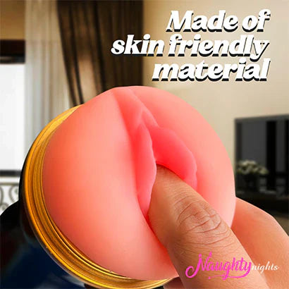 Vagina Shape Open Masturbator Super Soft